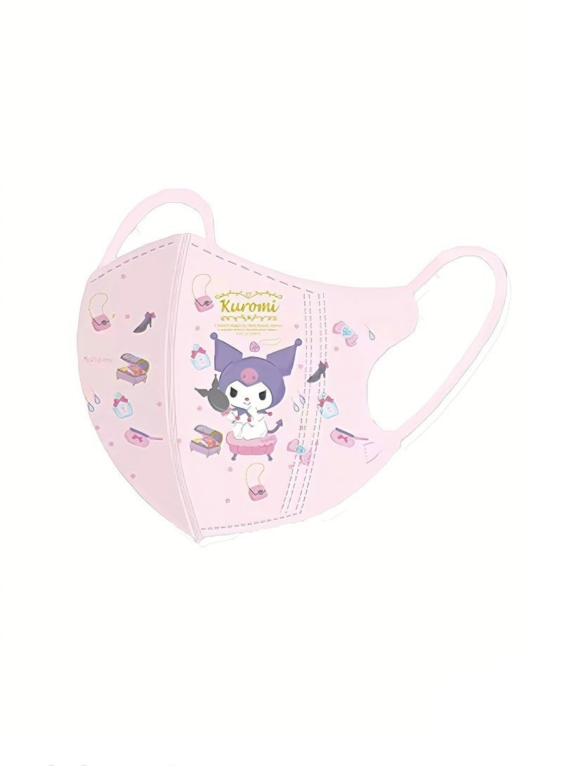Sanrio 60 Pcs Individually Wrapped Children Disposable Masks 3 Layer Breathable Cute Unisex Face Masks For Kids Teenagers School Outdoor Camping Travel Daily Protection Against Dust Pollen For Girls - Image 4